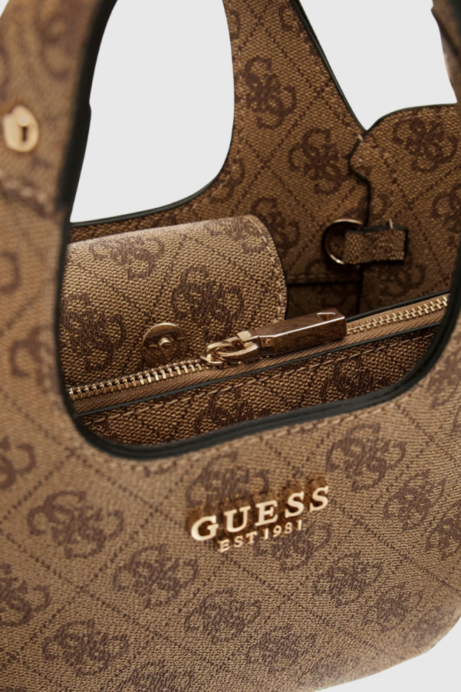 Жіноча міні-сумка GUESS Beige Calista 2 в 1