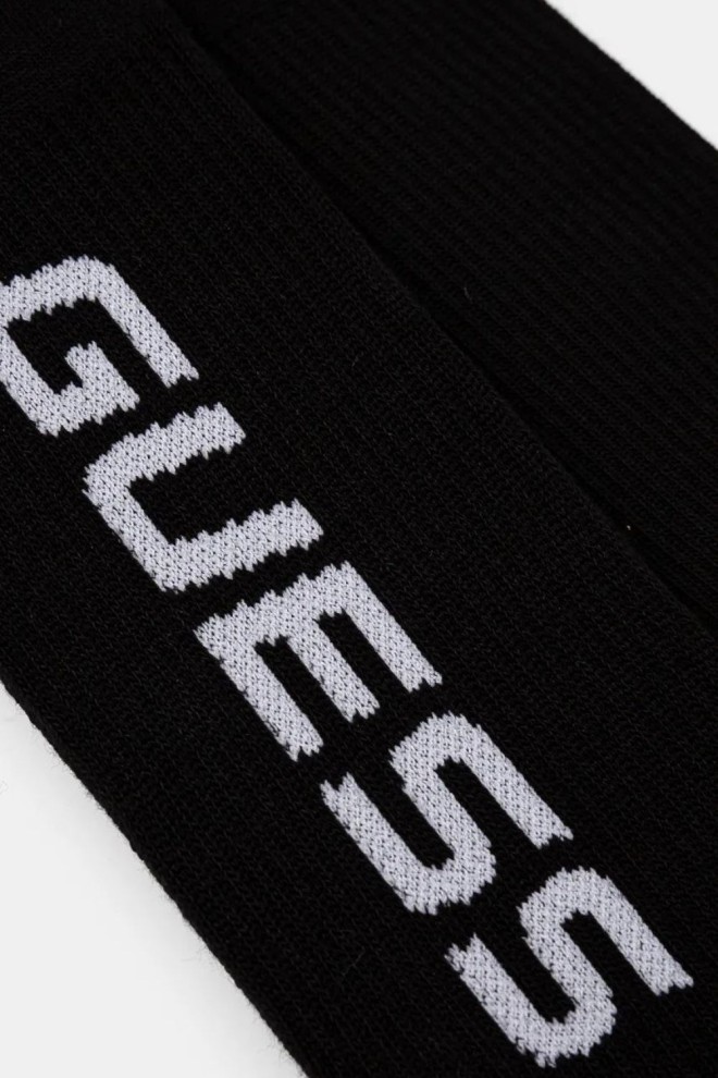 GUESS Czarne sportowe skarpetki męskie Arlo