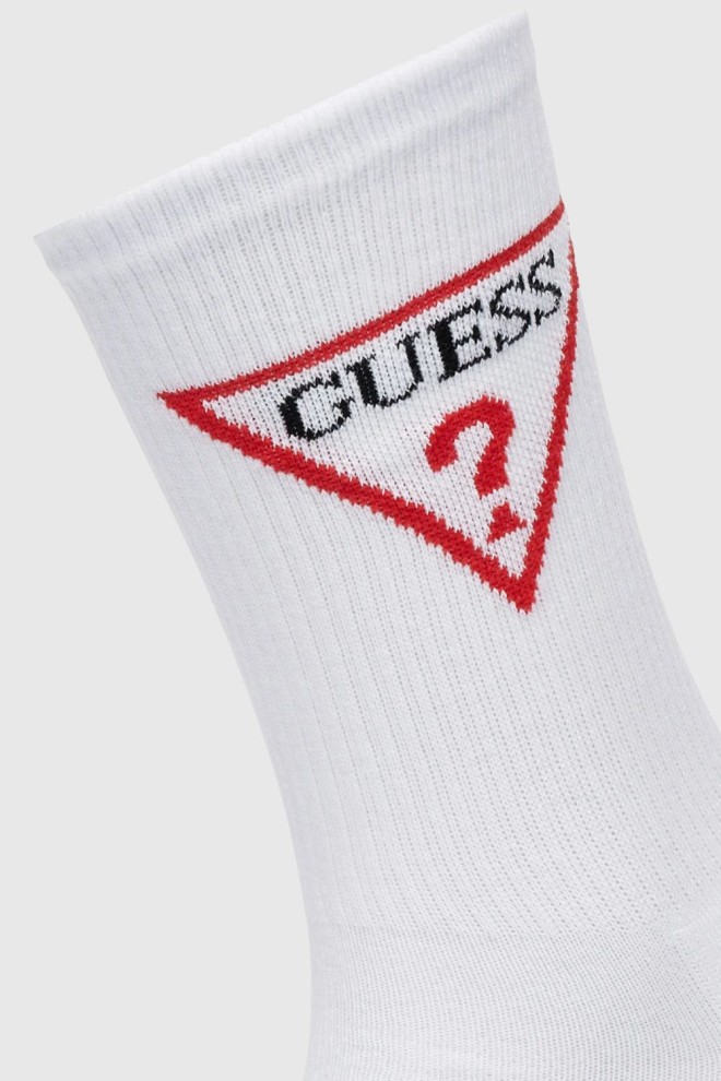 GUESS Șosete sport albe pentru bărbați