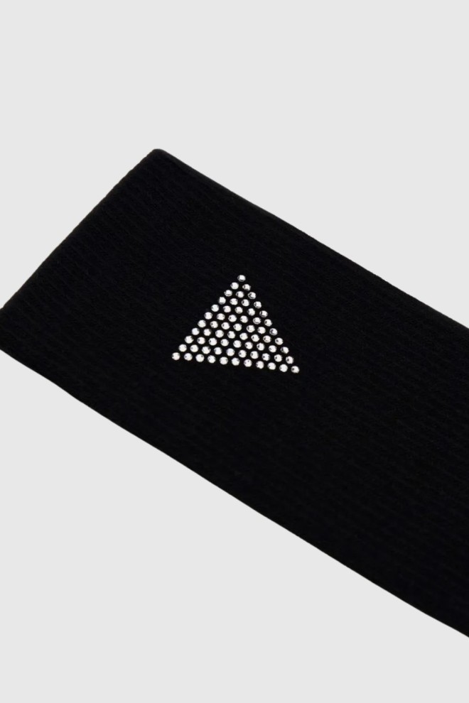 GUESS Black women's sports socks with rhinestones