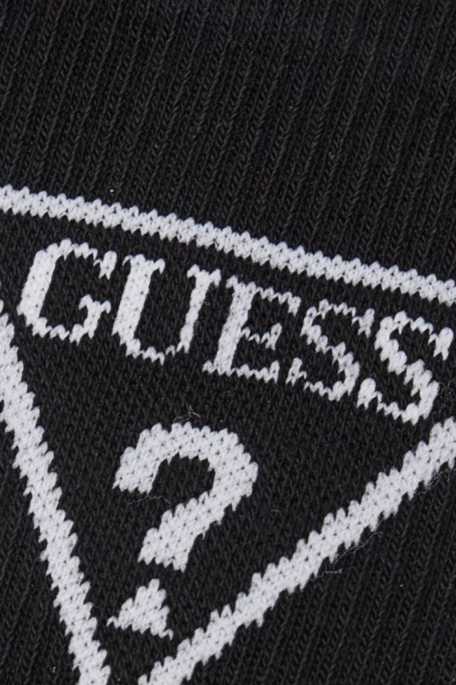 GUESS Șosete sport negre pentru femei Ellen