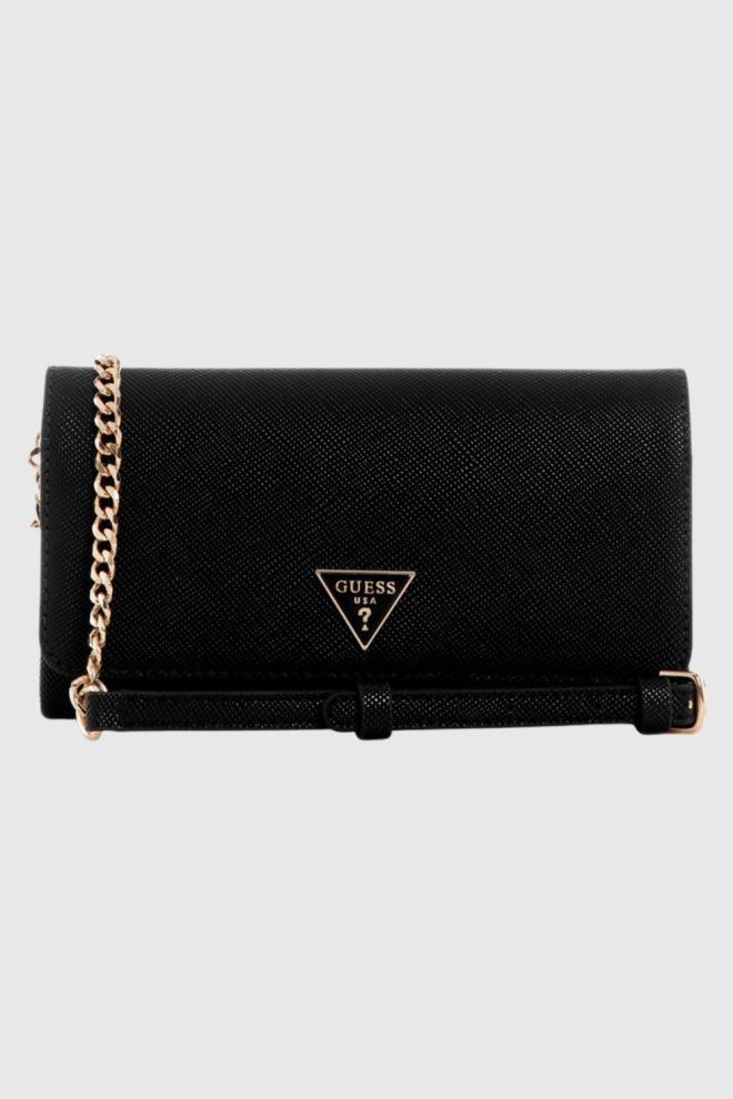 GUESS Black women's Noelle chain wallet