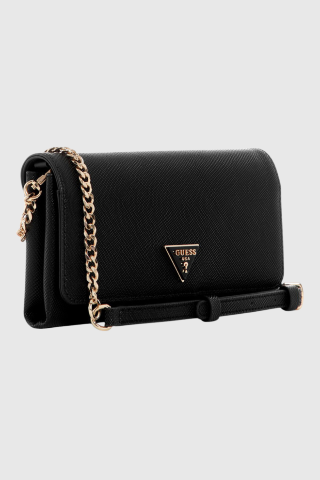GUESS Black women's Noelle chain wallet