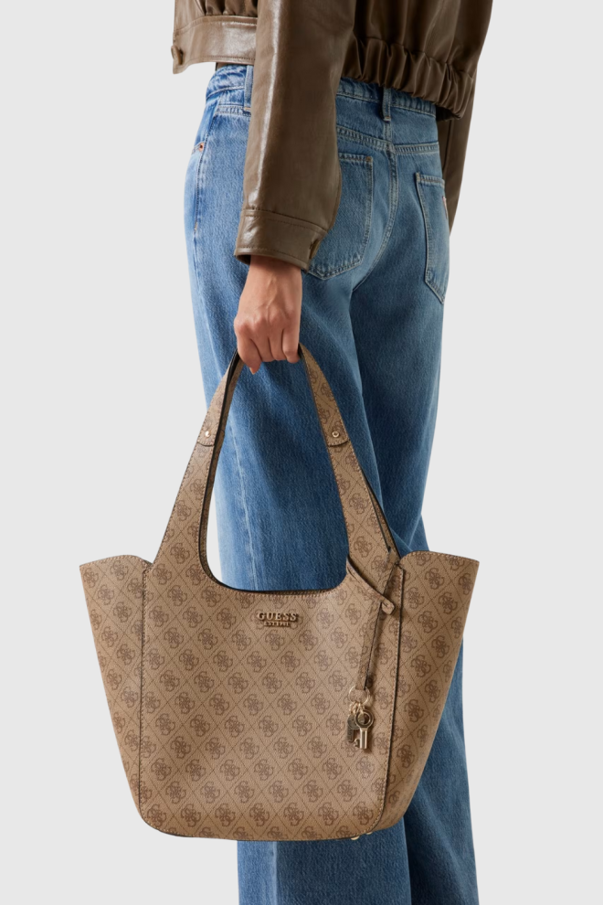 GUESS Beige women's Calista 2 In 1 shopper bag