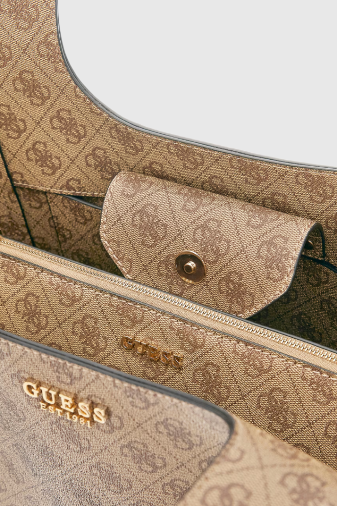 GUESS Beige women's Calista 2 In 1 shopper bag