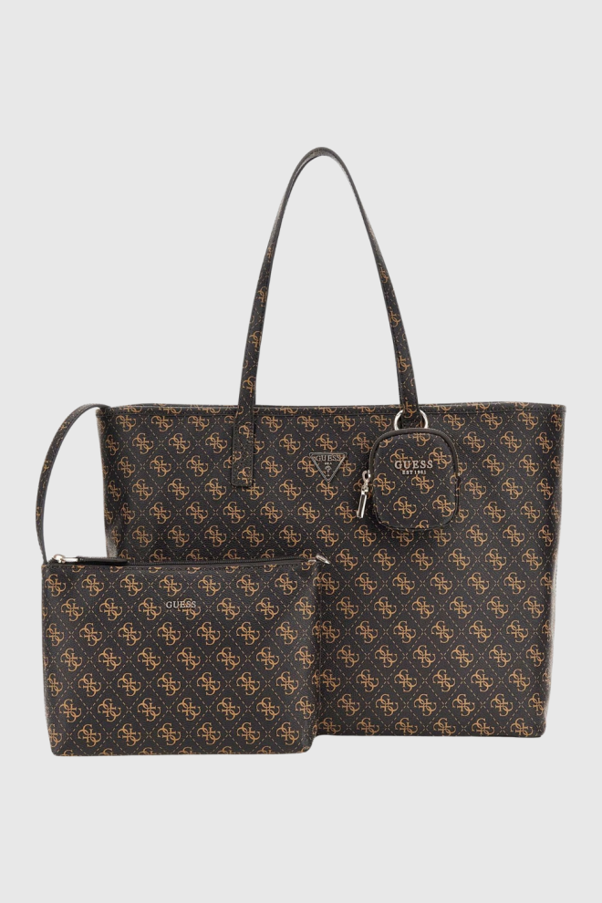 GUESS Brown Women's Power Play Shopper Bag