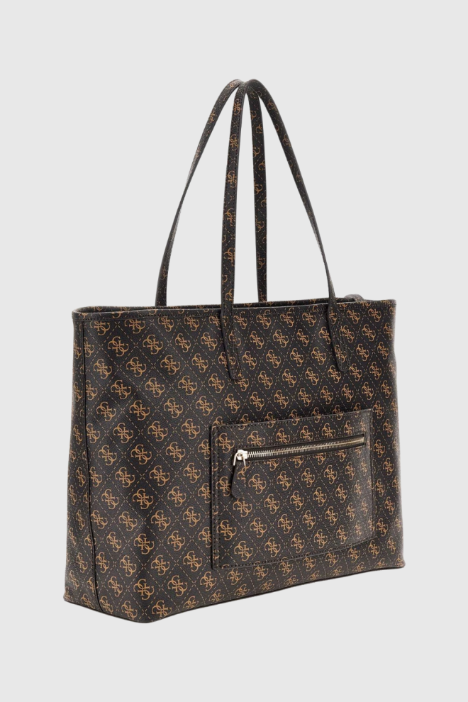 GUESS Brown Women's Power Play Shopper Bag