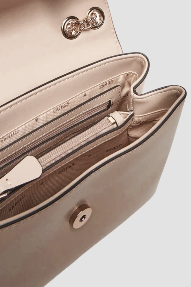 GUESS Women's handbag in taupe color Daryna