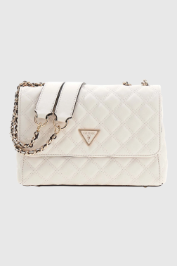 GUESS Biała kopertówka...