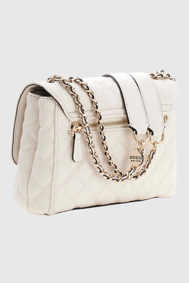 Жіночий білий клатч GUESS Giully