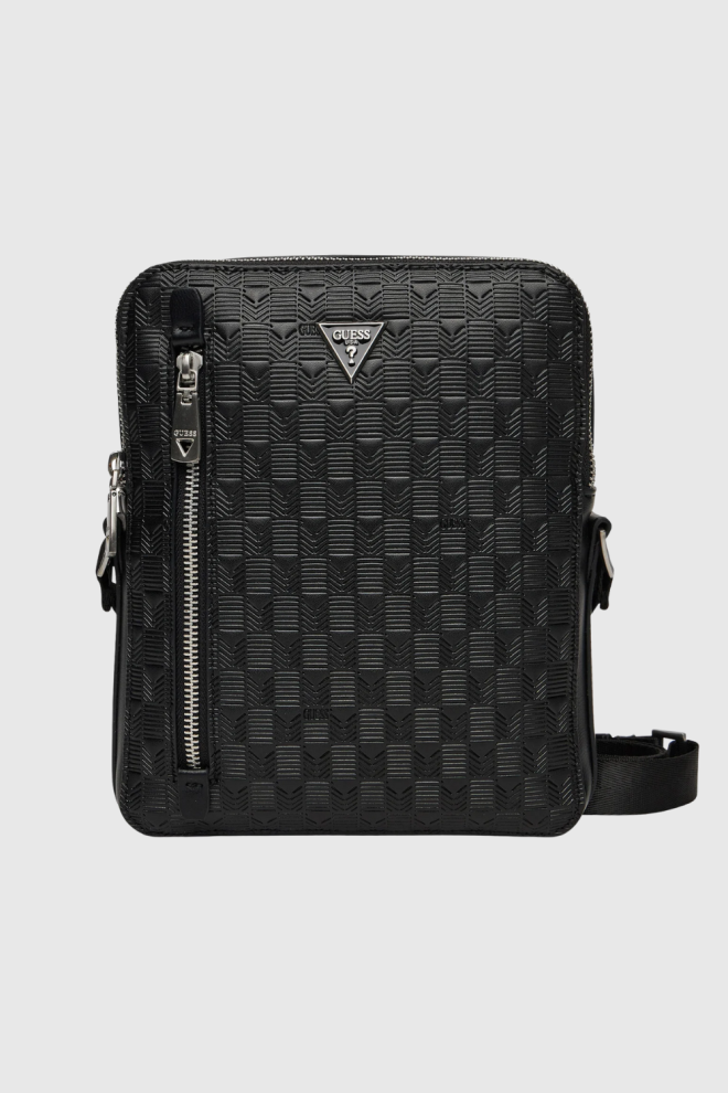 GUESS Black men's Torino Crossbody pouch