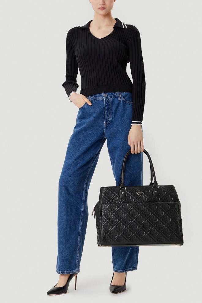 Жіноча дорожня сумка GUESS Adelasia Black