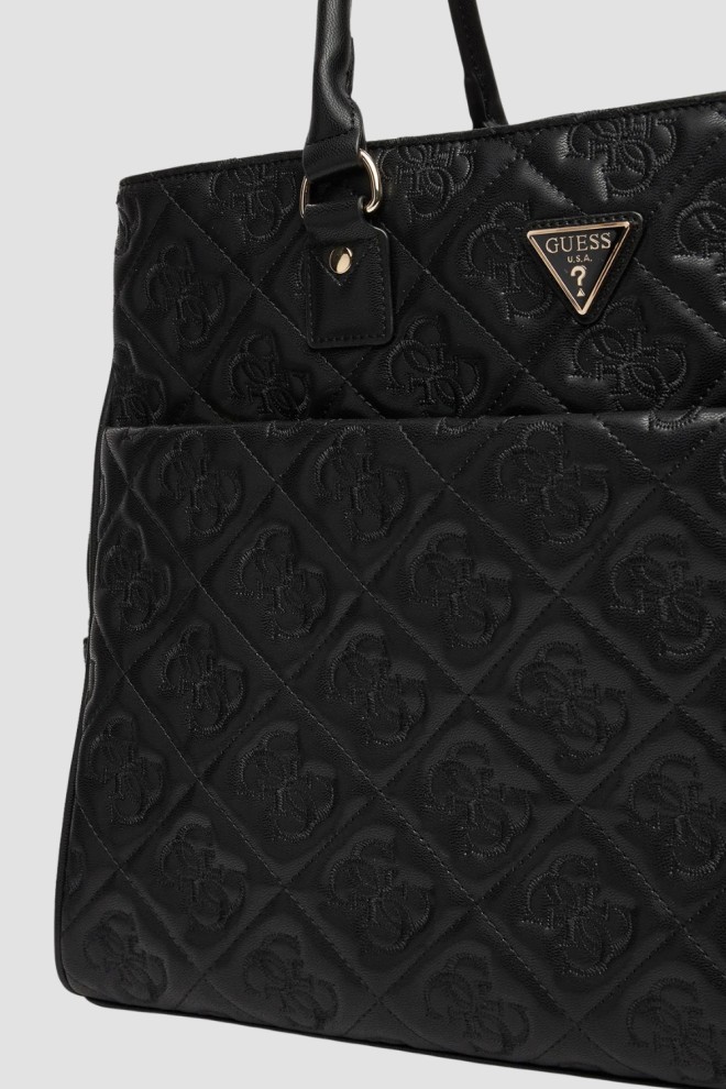 GUESS Black women's Adelasia travel handbag