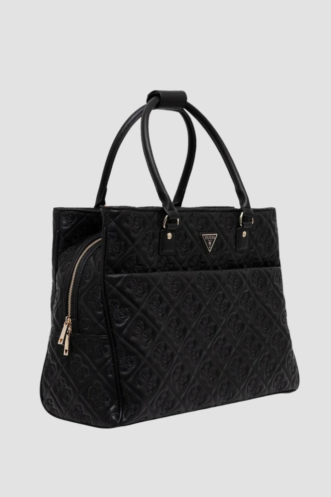 GUESS Black women's Adelasia travel handbag