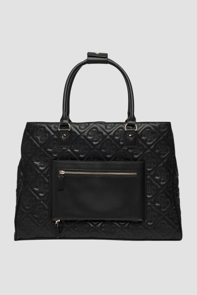 GUESS Black women's Adelasia travel handbag