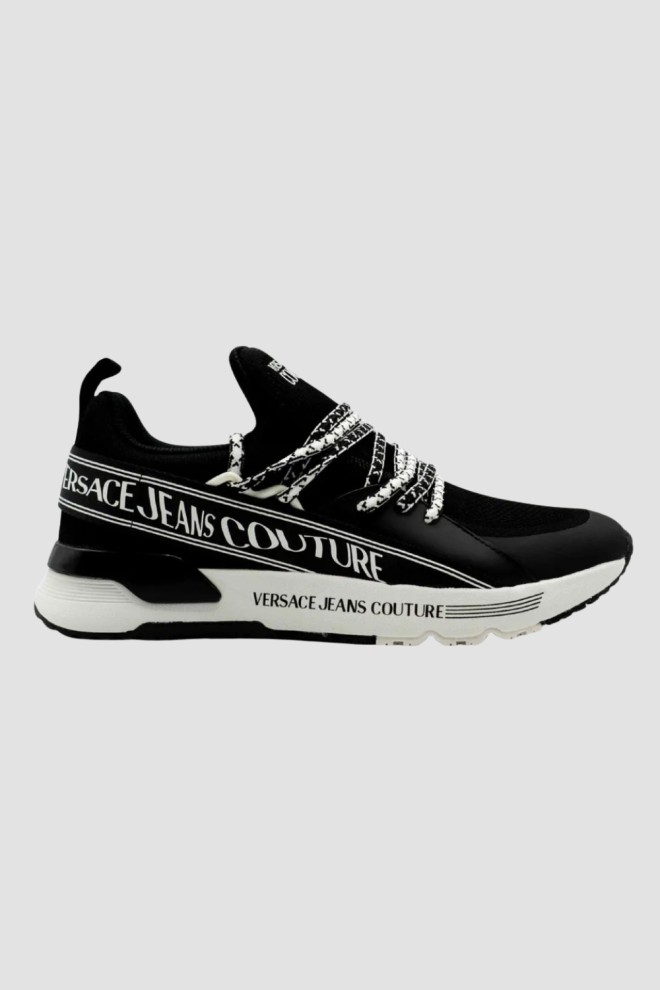 VERSACE JEANS COUTURE Adidași Fondo Dynamic Dis negri pentru bărbați. Sa3