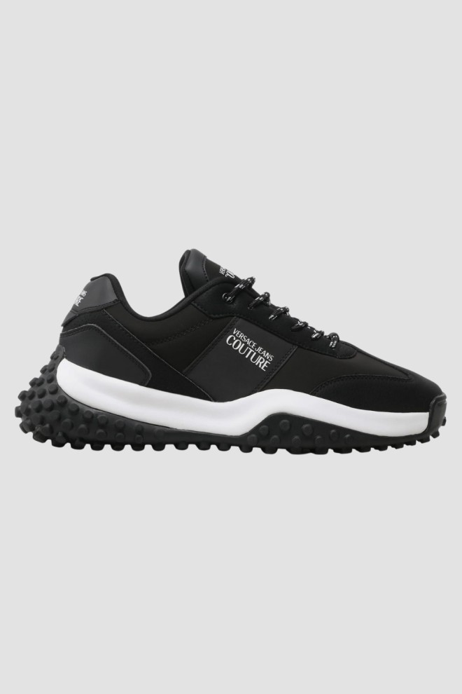 VERSACE JEANS COUTURE Bărbați negru sneareks Fondo Hyber Dis. 47