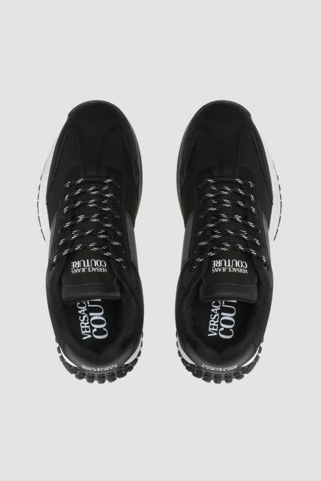 VERSACE JEANS COUTURE Bărbați negru sneareks Fondo Hyber Dis. 47