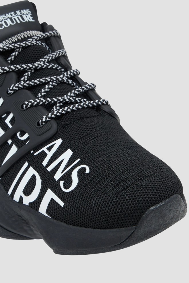 VERSACE JEANS COUTURE Black men's sneareks Fondo Nomo Dis. 13