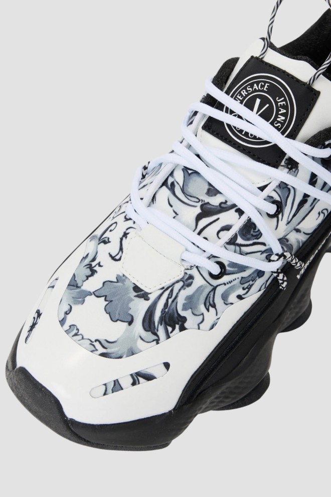 VERSACE JEANS COUTURE Adidași Fondo Nomo albi pentru bărbați Dis. 15