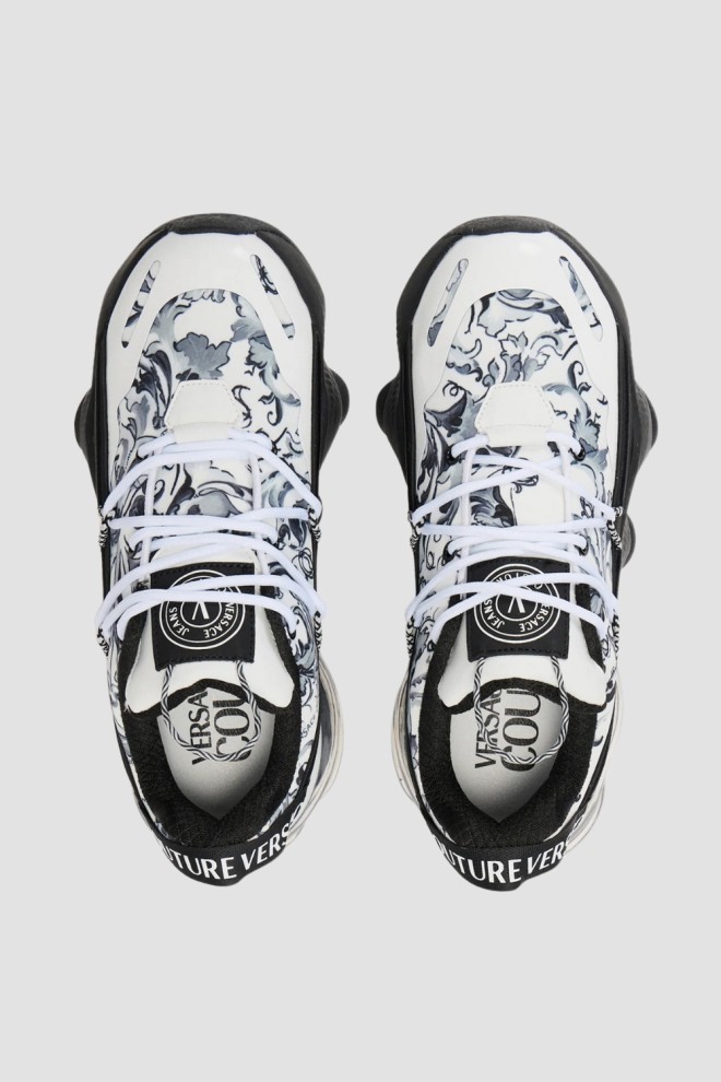 VERSACE JEANS COUTURE Białe męskie sneakersy Fondo Nomo Dis. 15