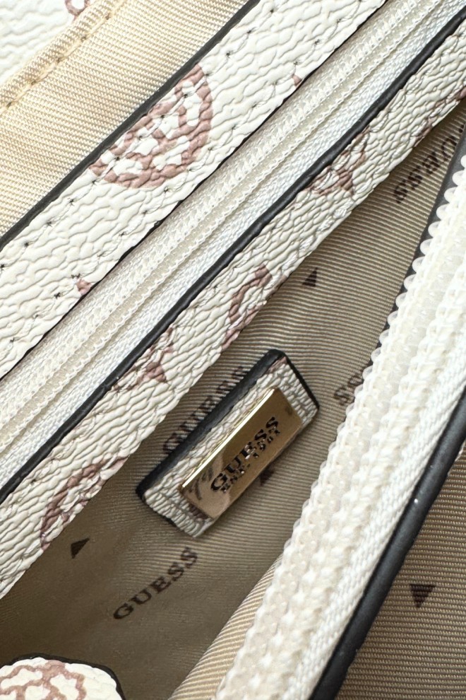 GUESS Beige women's Daryna clutch bag
