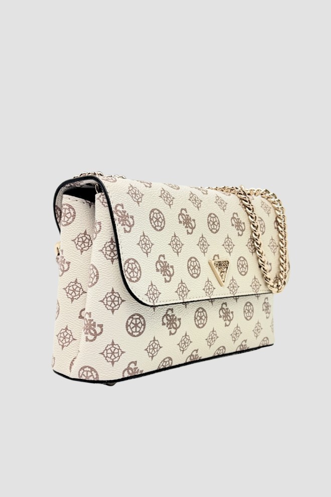 Жіночий бежевий клатч GUESS Daryna