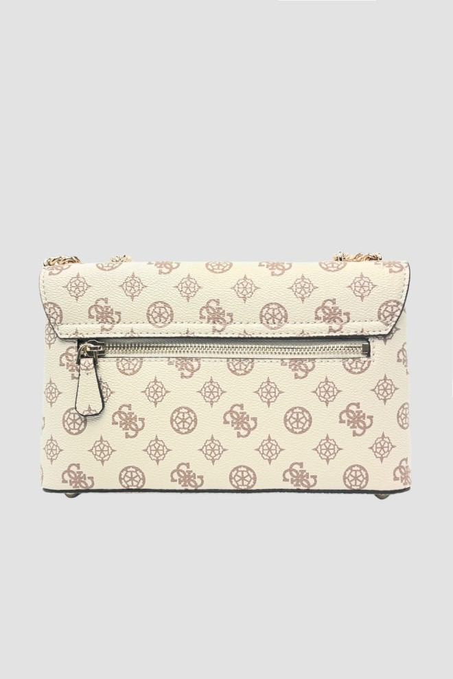 Жіночий бежевий клатч GUESS Daryna