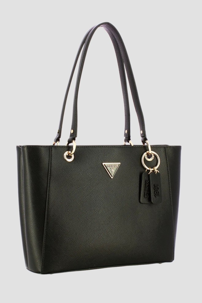 GUESS Geantă neagră Noelle shopper pentru femei
