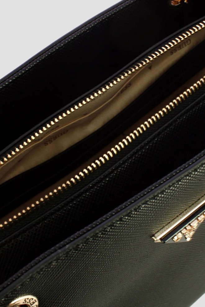 GUESS Geantă neagră Noelle shopper pentru femei