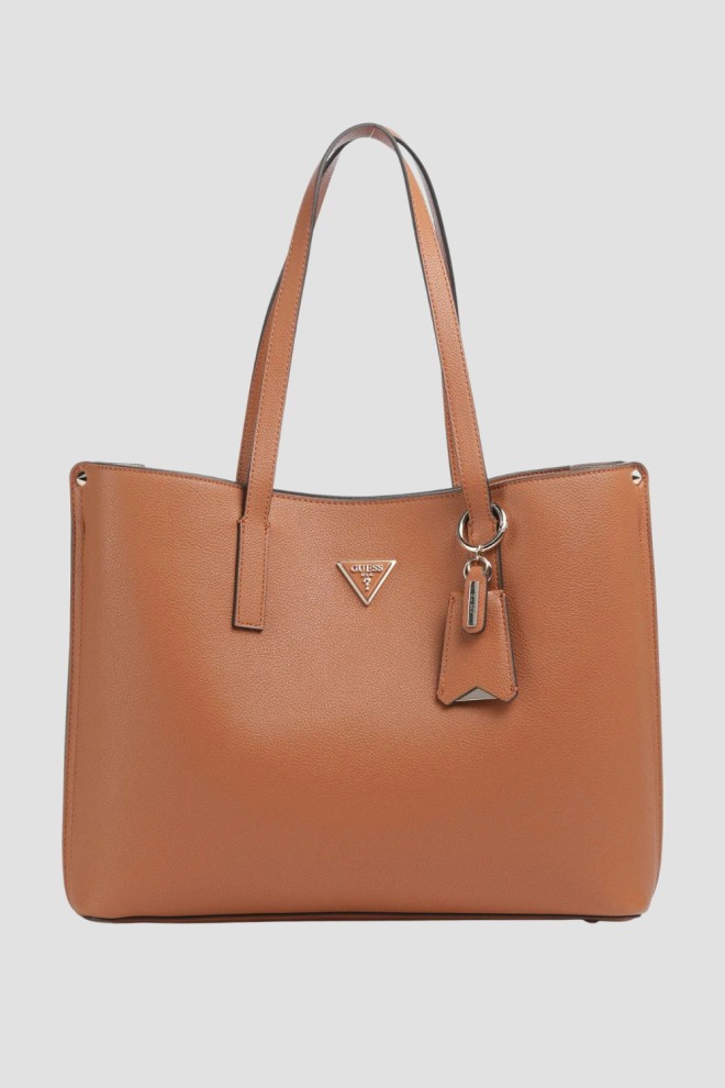 Geantă shopper pentru femei GUESS Brown Meridian