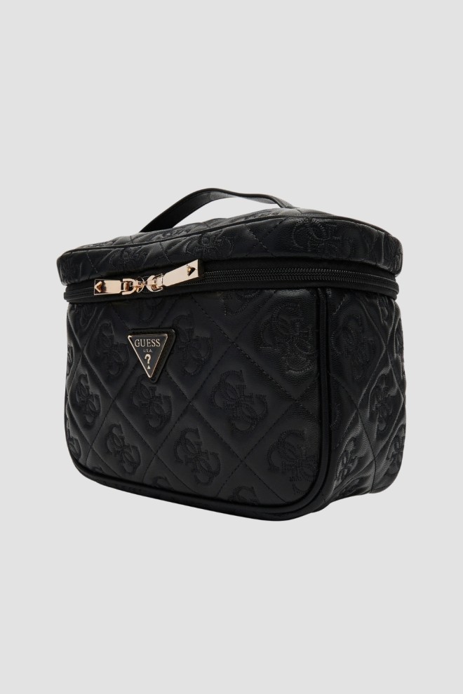 GUESS Black women's Adelasia cosmetic bag