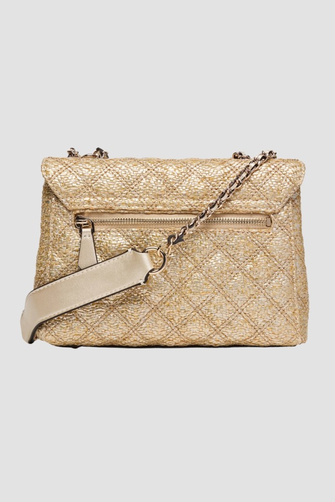 Жіночий золотий клатч GUESS Giully 2