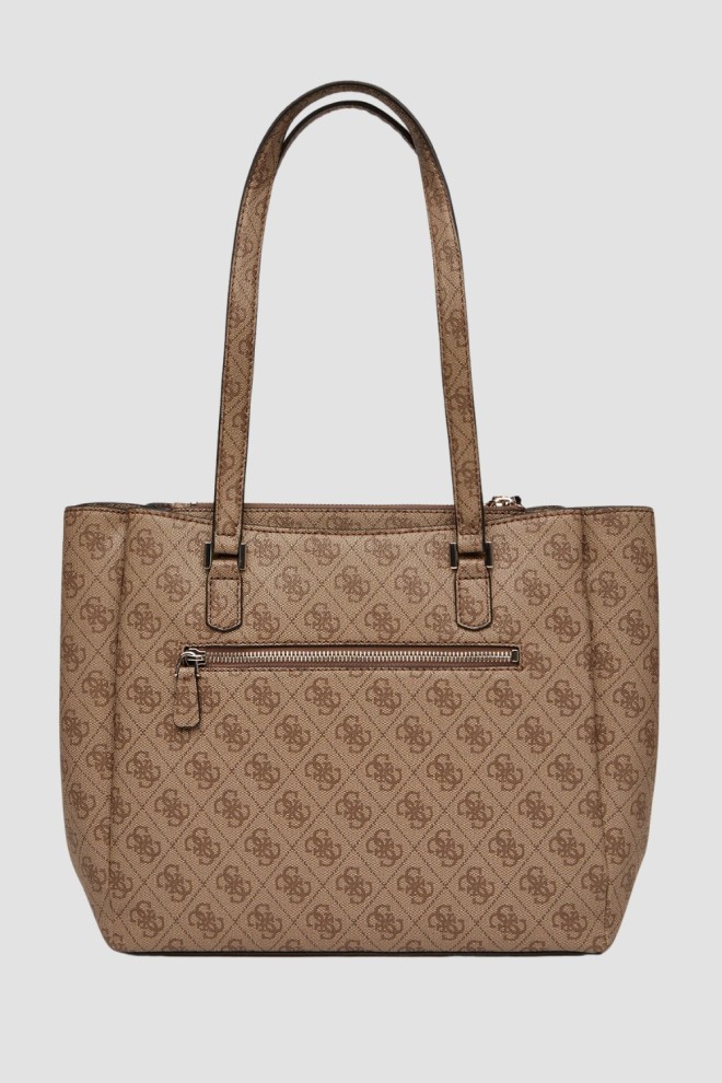 GUESS Brązowa shopperka damska Katya Multi