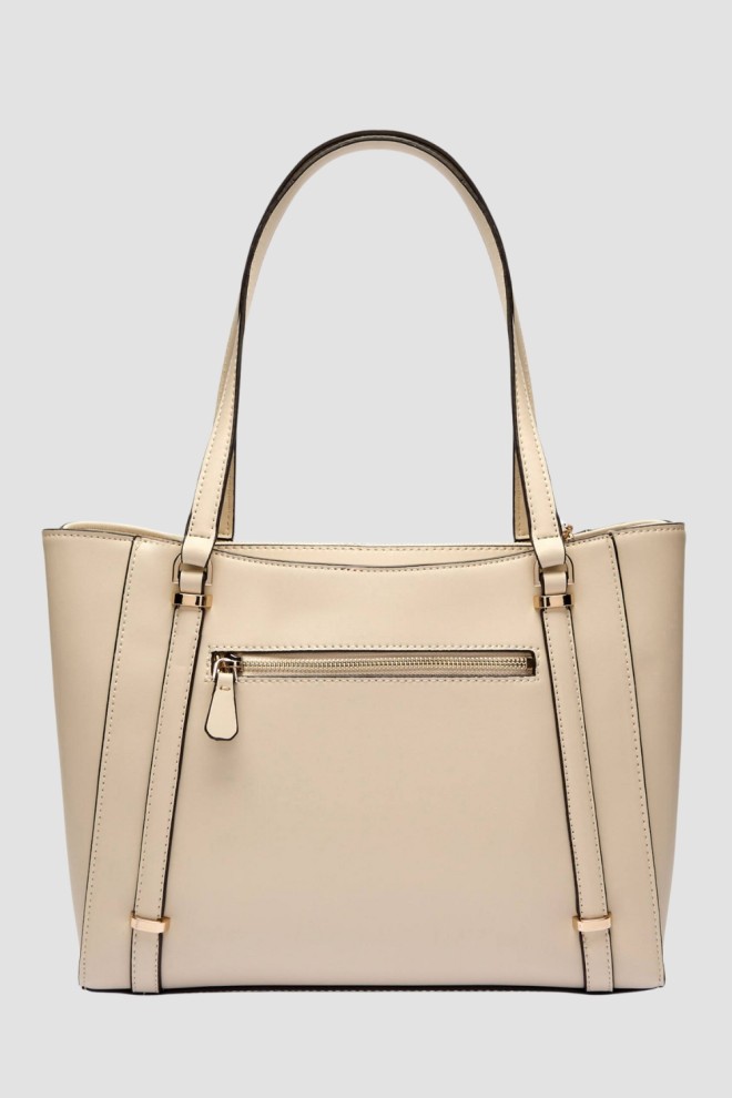GUESS Women's taupe Daryna shopper bag