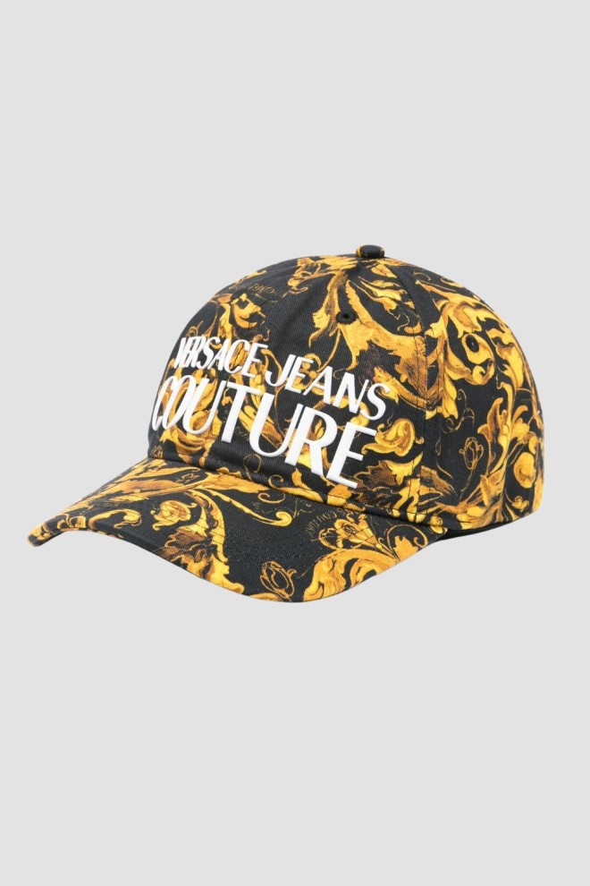 VERSACE JEANS COUTURE Gold cotton baseball cap The Middle