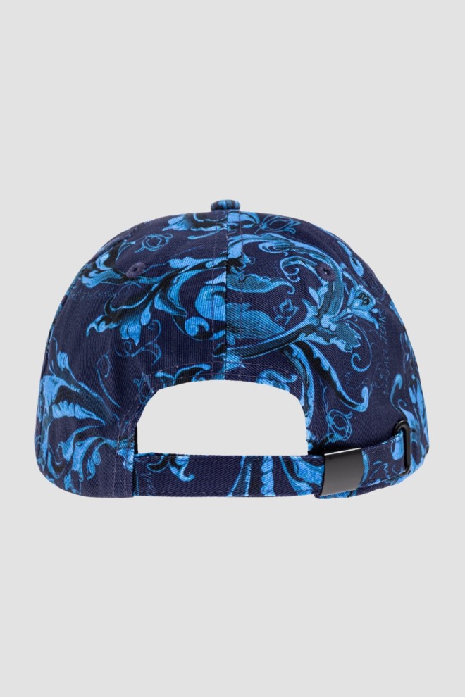 VERSACE JEANS COUTURE Șapcă de baseball din bumbac albastru marin The Middle