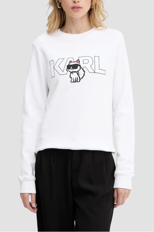 KARL LAGERFELD Biała bluza...