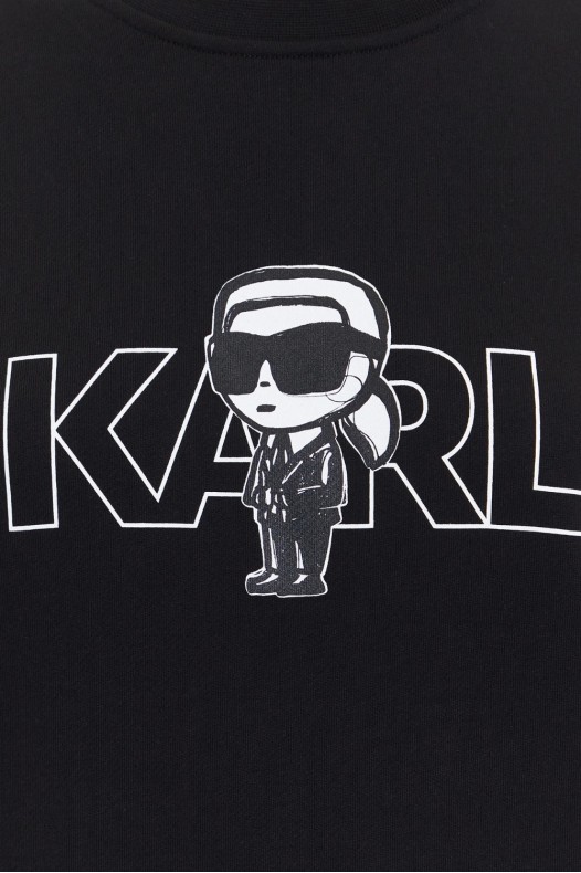 KARL LAGERFELD Czarna bluza...