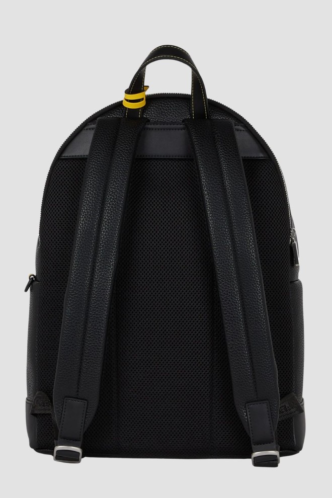 KARL LAGERFELD Black Women's Leather Backpack KLxDisney