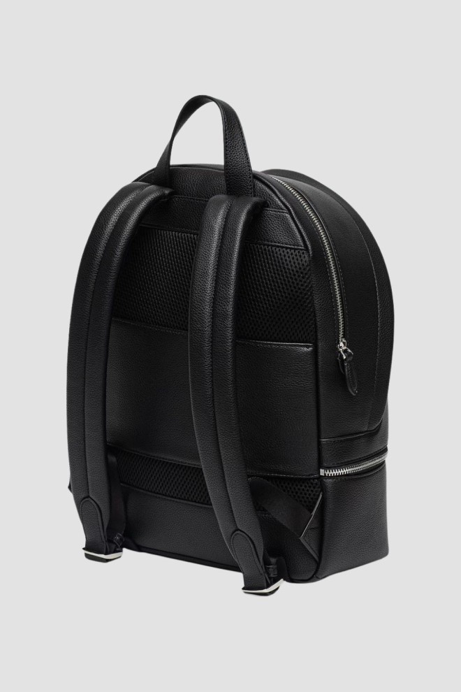 Чоловічий рюкзак KARL LAGERFELD Ikon із зернистої шкіри чорного кольору