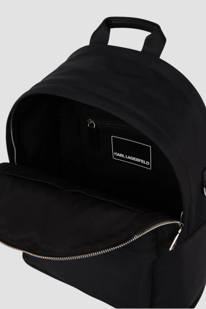 KARL LAGERFELD Black Men's Nylon Backpack