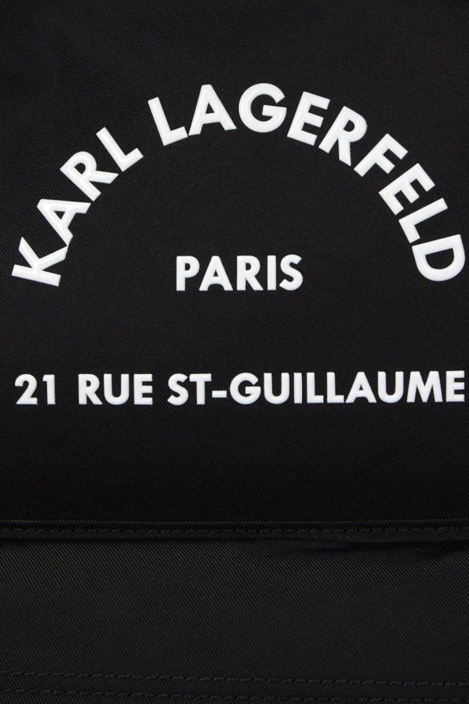 KARL LAGERFELD Black Men's Nylon Backpack