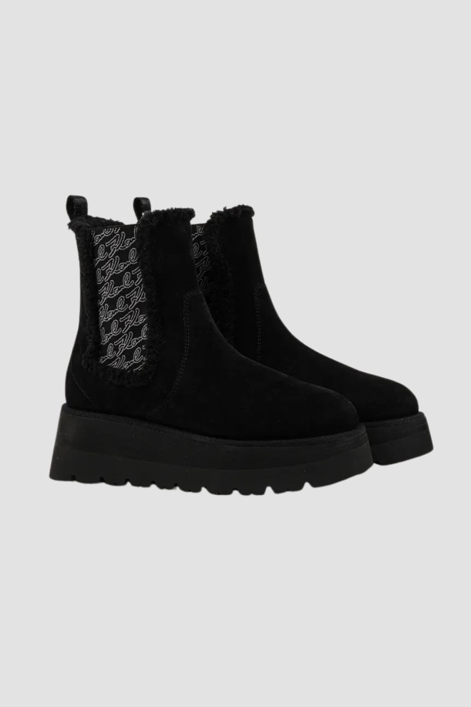 KARL LAGERFELD Black women's SKYLAR snow boots
