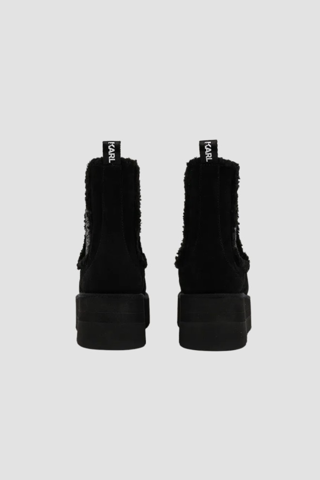 KARL LAGERFELD Black women's SKYLAR snow boots