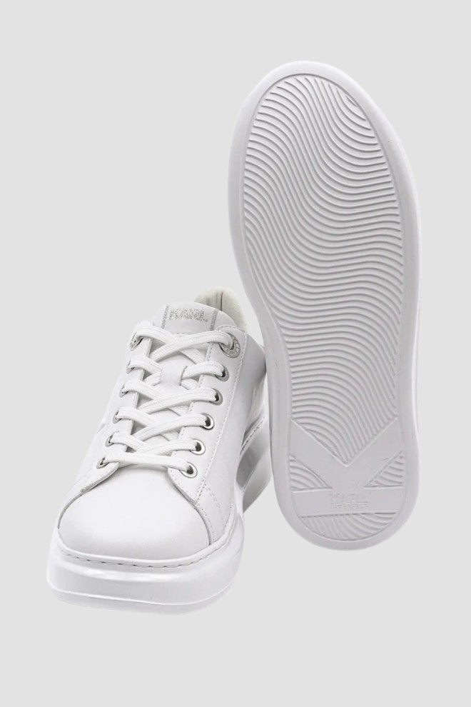 KARL LAGERFELD Białe damskie sneakersy KAPRI Karl Signia
