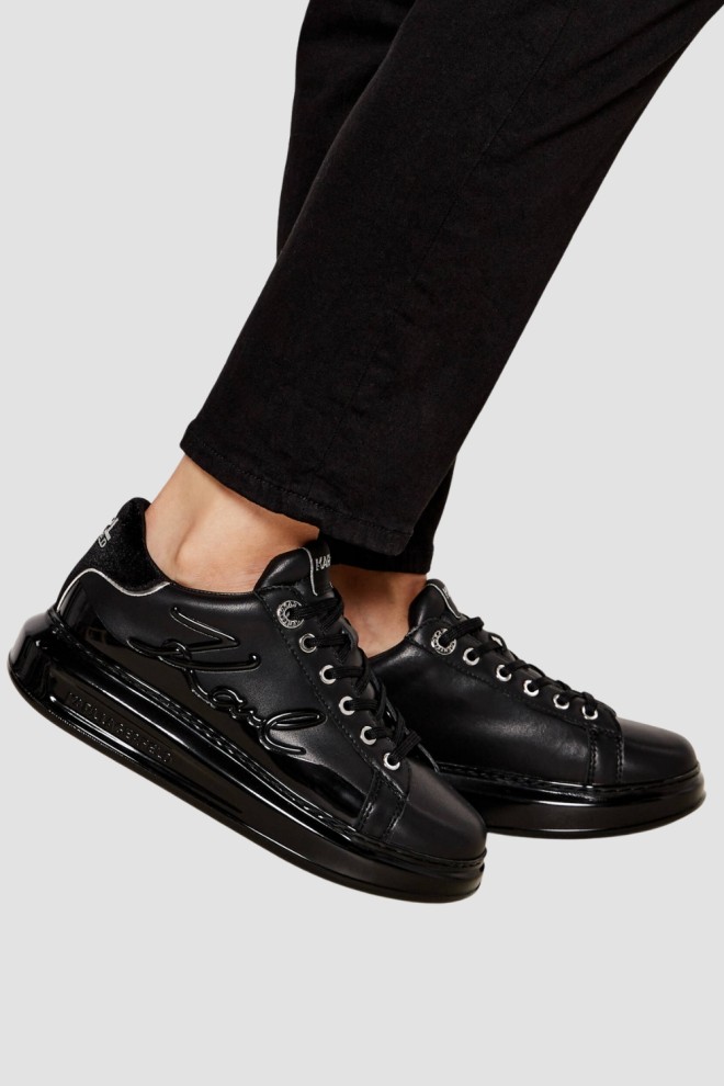 KARL LAGERFELD Black women's KAPRI Karl Signia sneakers