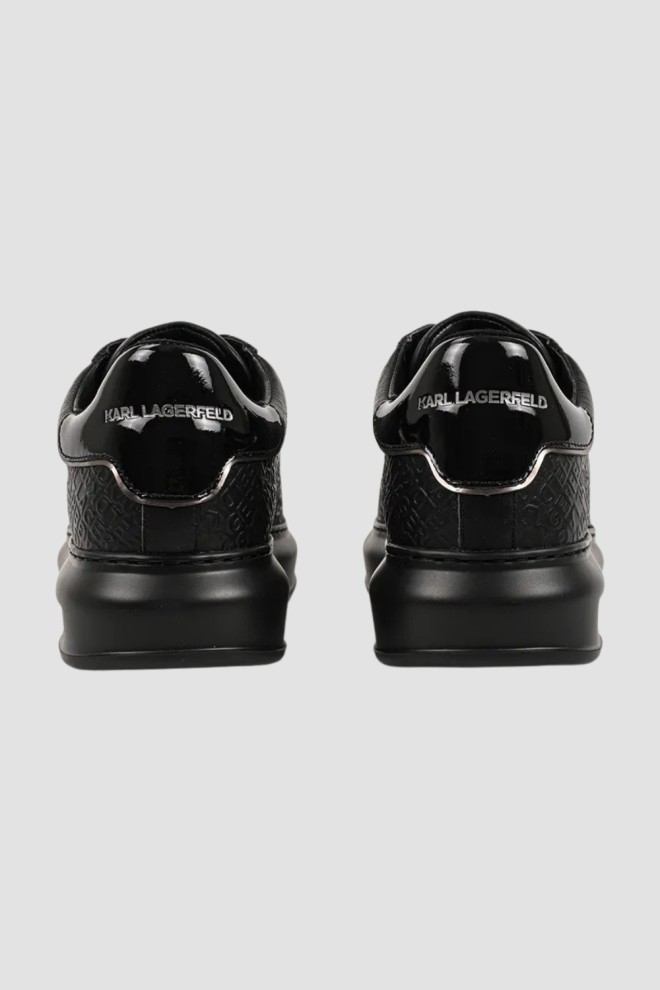 Adidași KARL LAGERFELD Black KAPRI Emboss cu monogramă, bărbați