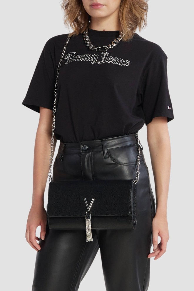 Чорний клатч VALENTINO Divina Pochette від VALENTINO