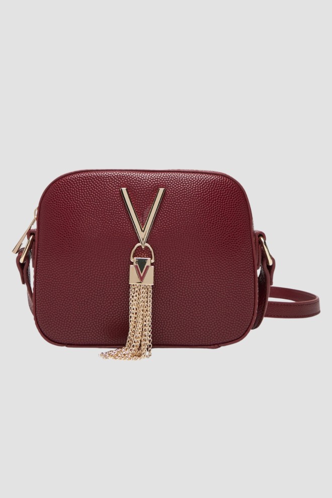 VALENTINO Bordowa torebka Divina Camera Bag